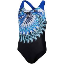 Купальник детский Speedo DIGI PLMT SPBK JF BLACK/BLUE